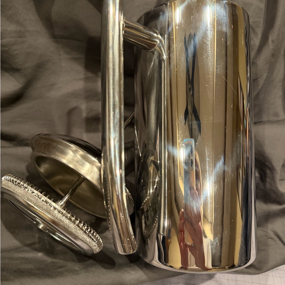 Stainless Steel French Press Coffee Maker - Silver - Picture 6 of 6